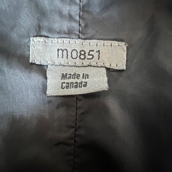 MO851 Fitted Black Leather Jacket - Picture 6 of 10